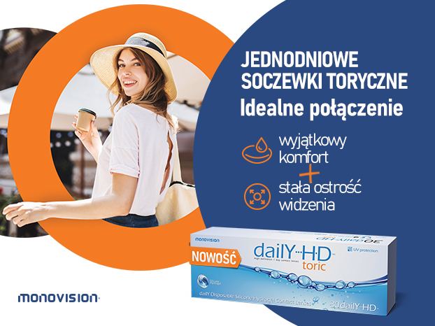 Jednodniowe soczewki toryczne