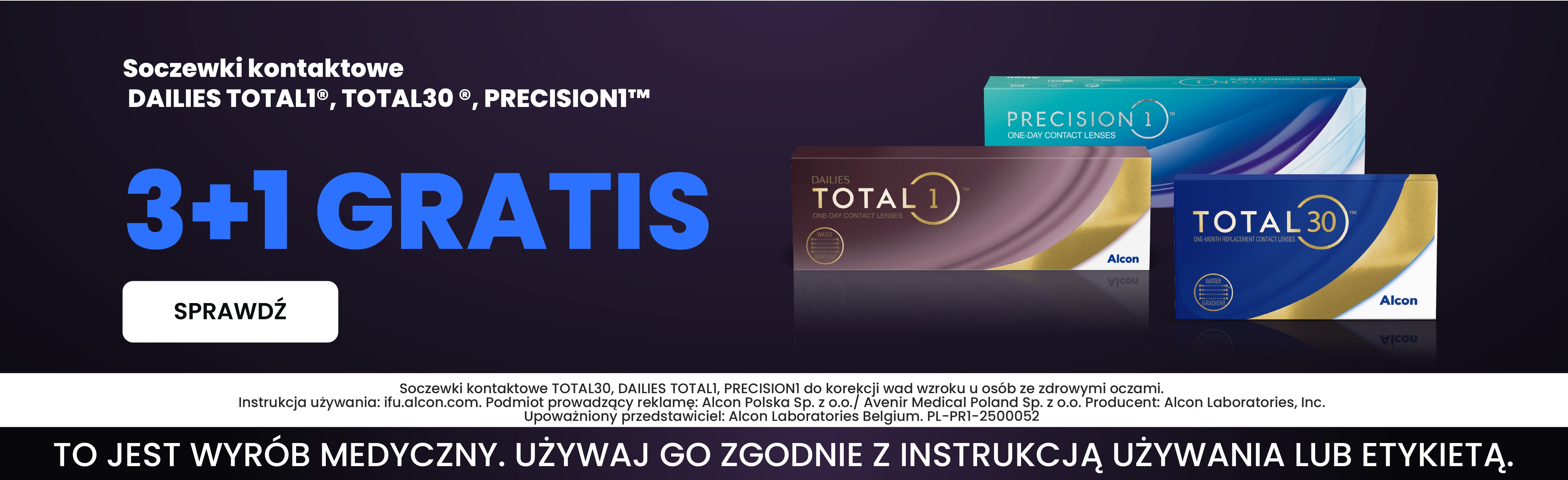 Black Weeks 3+1 na soczewki Alcon